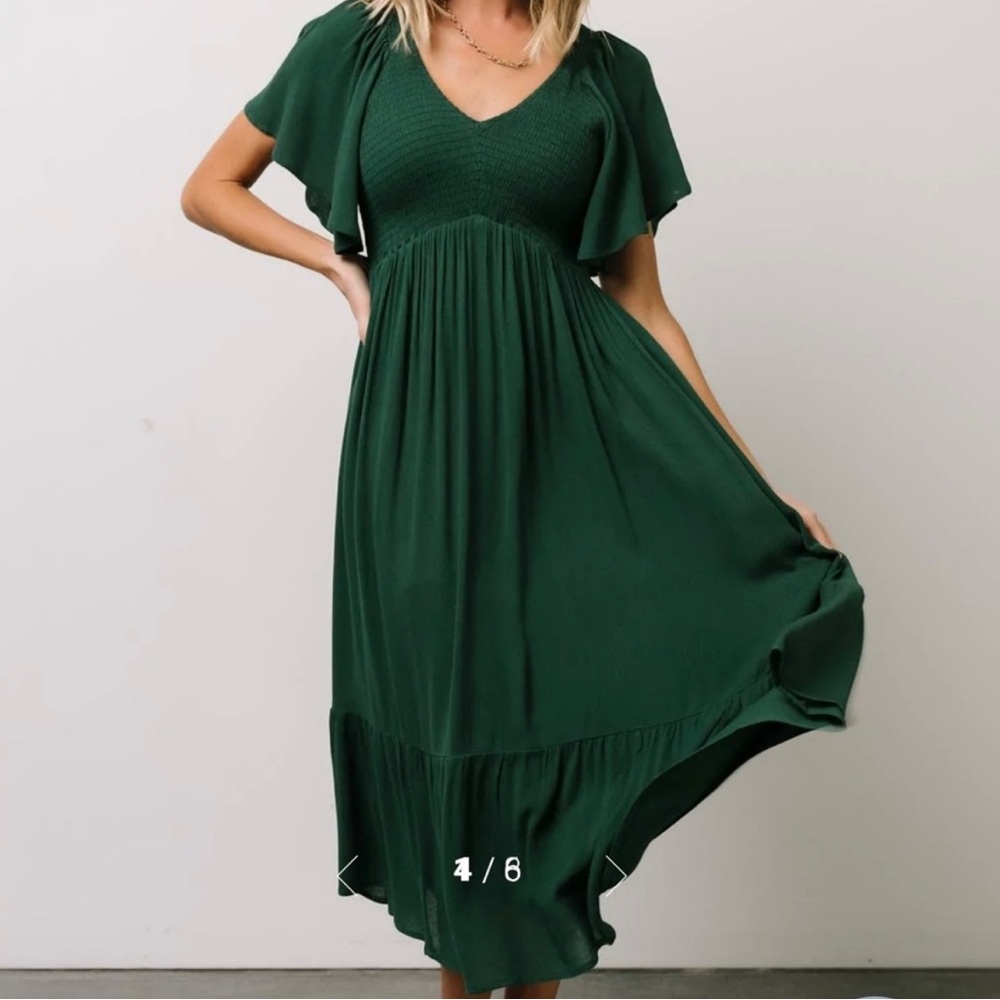 Baltic Born Felicity Midi Smocked Dress